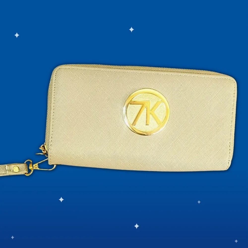 7k | Women's Chic Grey Wallet | Wrislet | Handbags | Bags | NEW | NWOT |